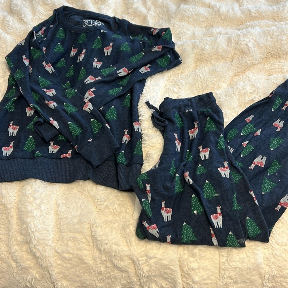 Cha sor size small christmas pajamas​